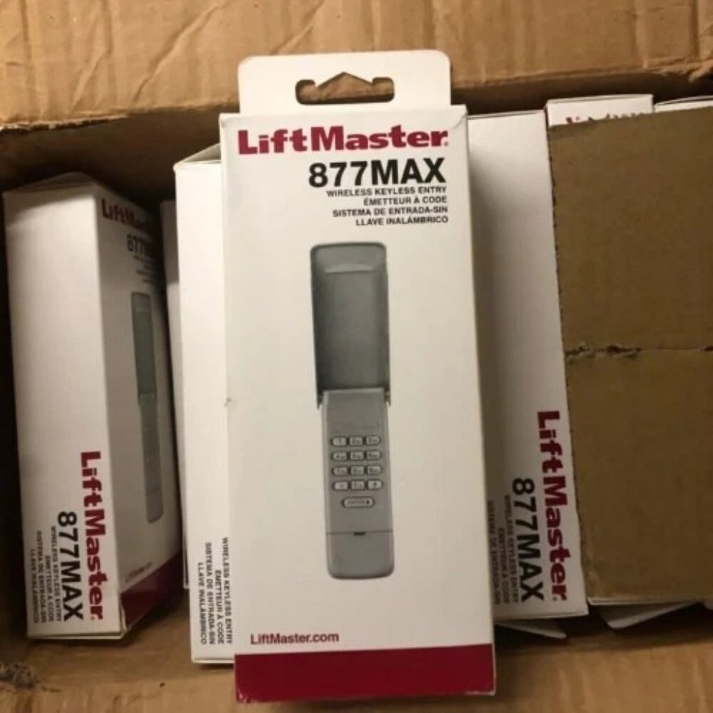 LiftMaster 877MAX Garage Door Opener Keypad Remote Keyless Entry Wireless